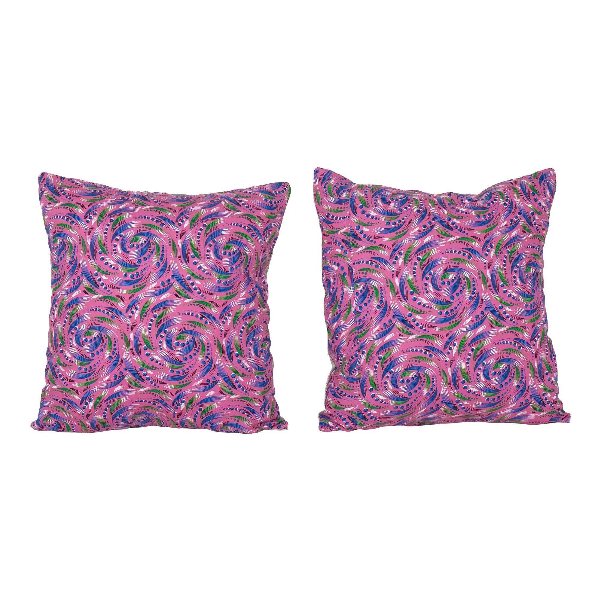 Set of 2 vintage Turkish cushion covers 46x51 cm