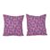 Lot de 2 housses de coussin turque vintage 46x51 cm