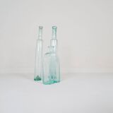 Antique set of 3 decorative bottles / vases from Sweden circa 1800