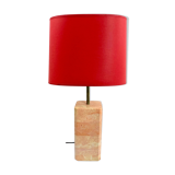 Table lamp in vintage marble