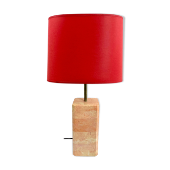 Table lamp in vintage marble
