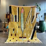 Modern Moroccan Boujad Berber rug in wool