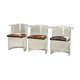 El Lissitzky Set of 3 D61 Chairs for Tecta Germany 1930s/1970s
