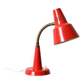 Gemi red Scandinavian table lamp, 1960s