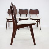 1960s Ib Kofod-Larsen Set Of 4 teak Dining Chairs Model 74 Denmark