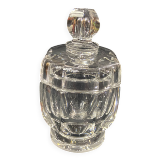 Baccarat crystal covered pot, Malmaison model