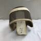 Former pair fencing fencing metal grid, white leather vintage sport