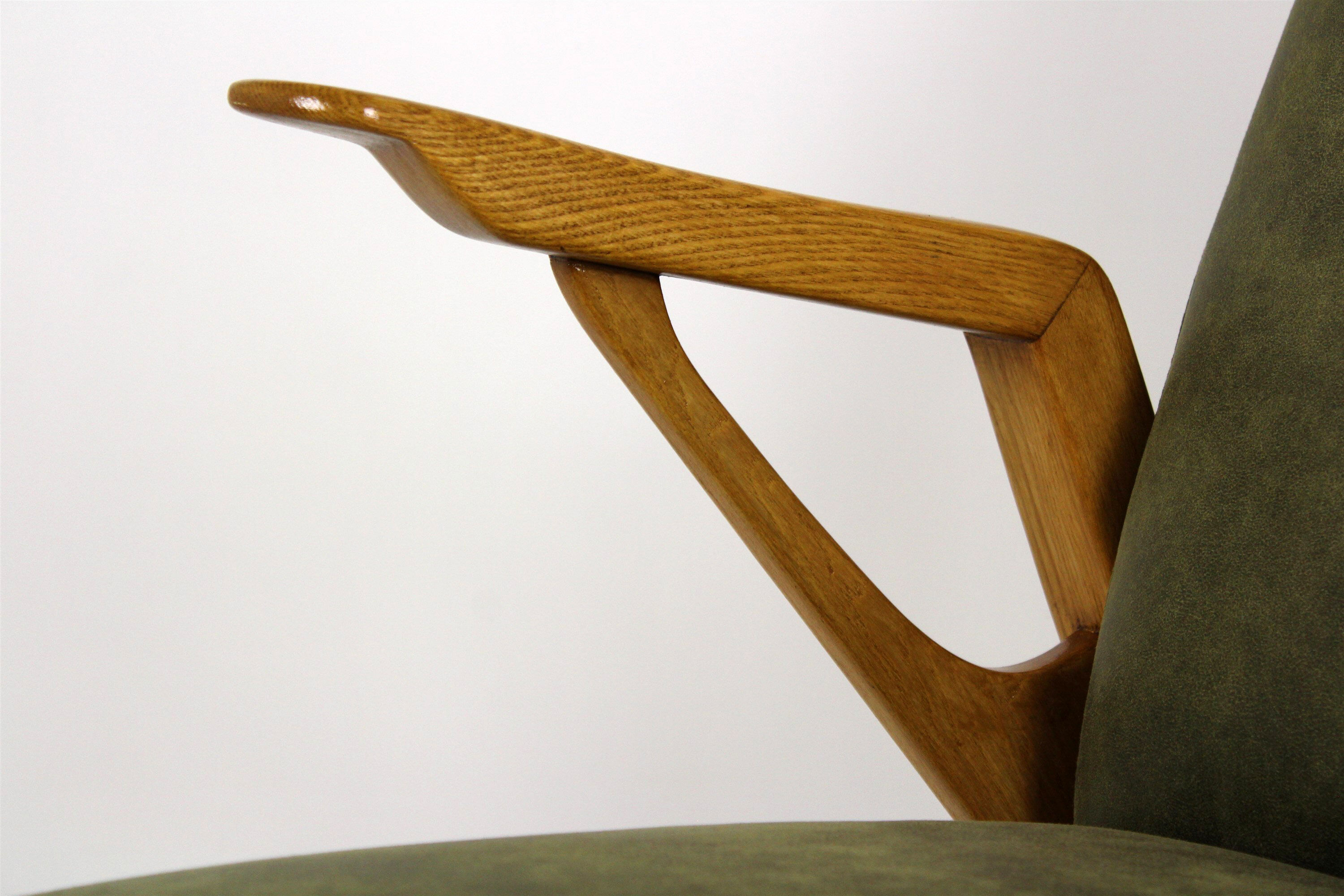 Mid-century ash armchair, 1960s