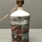 Vintage Florentine Ceramic Bedside Lamp Foot ~ 60s