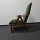 Fauteuil vintage en teck design hollandais