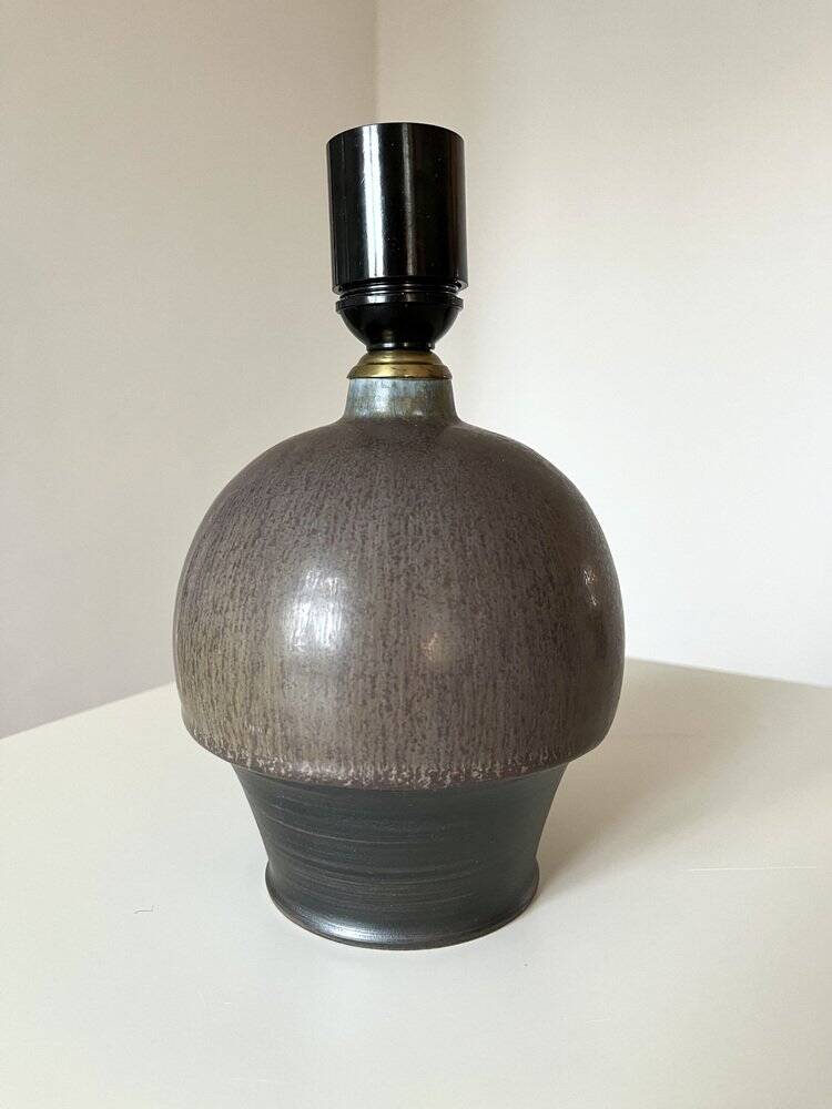 Studio ceramic table lamp by Hertha Bengtsson, sweden 1960s