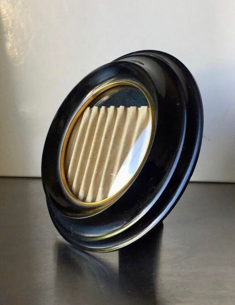 Cadre en bakélite vintage diamètre 12,5 cm