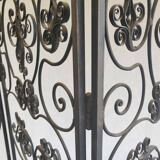 Moorish screen in andalusian arabic forge iron