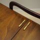 Walnut sewing table, Italian design, 1970s, production: Italy