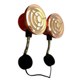 Pair of modular wall lights Scandinavian design 1950.