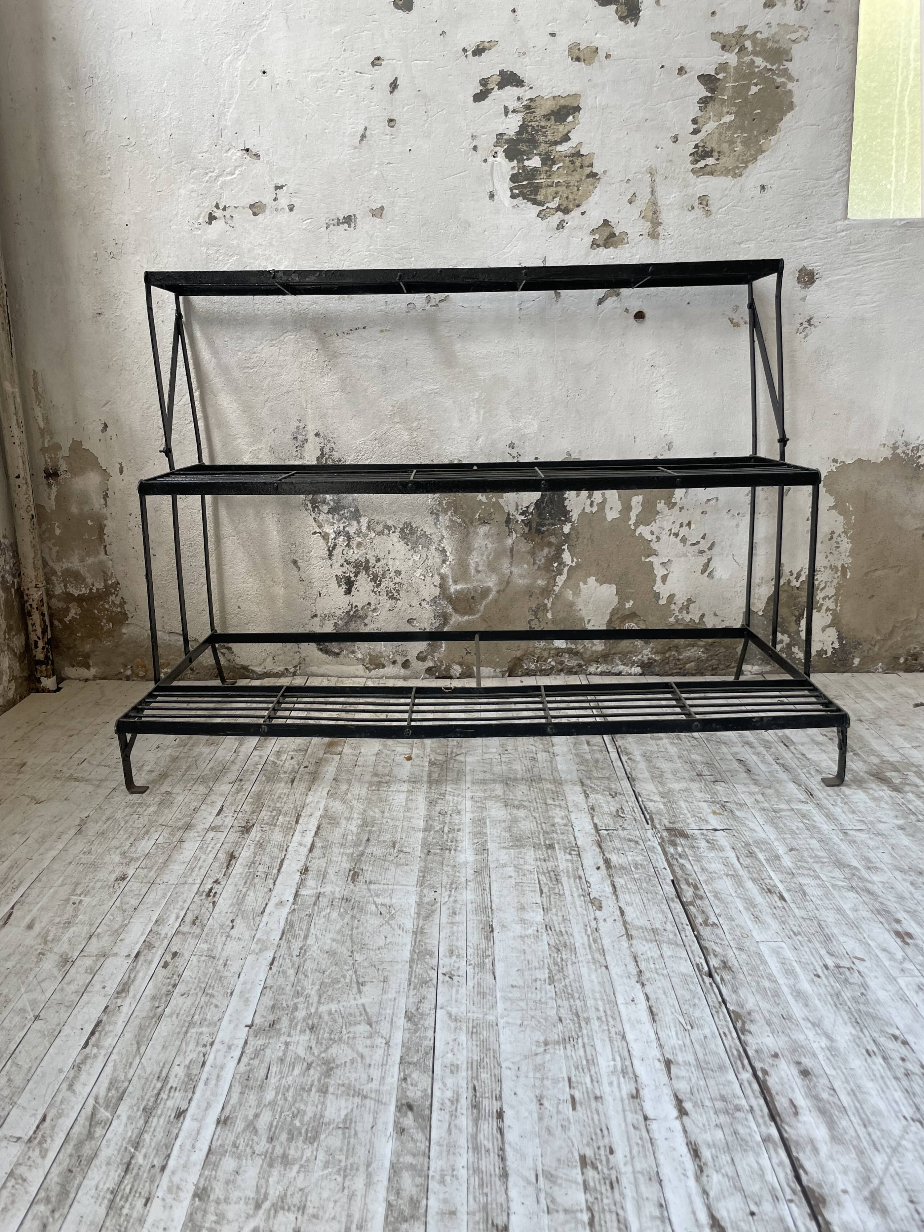 Plant holder florist metal staircase