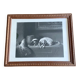 Antique engraving by edwin landseer - cavalier king charles dogs