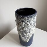 Vintage Mid Century Modern Fat Lava Stein Keramik West German Navy Gl