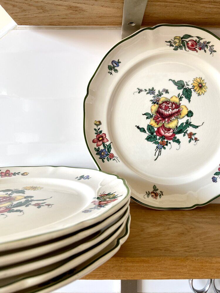 6 porcelain plates Villeroy & Boch