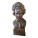 Buste de Beethoven sculpté en bois - statue vintage