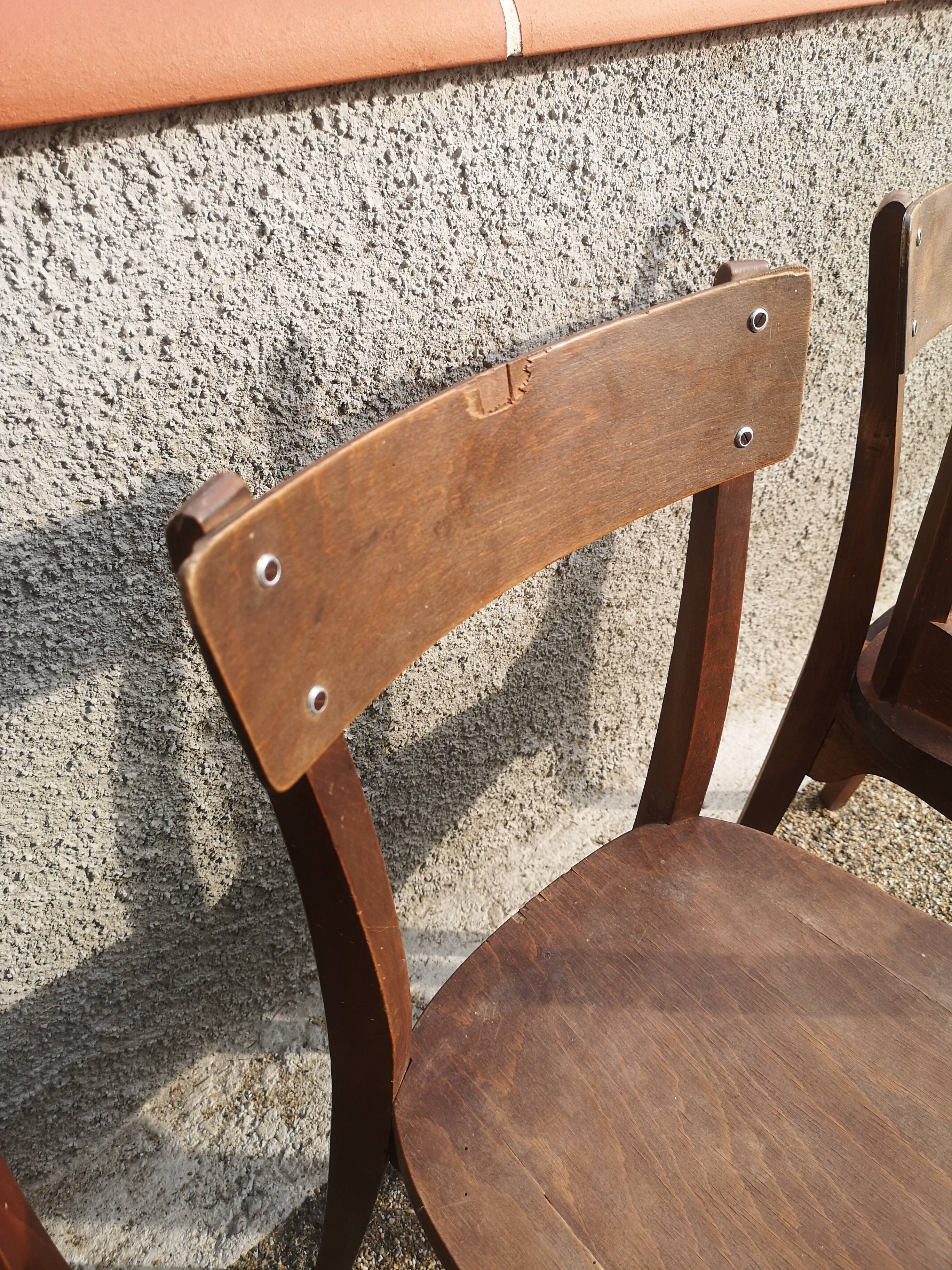 Bistro chairs 60s