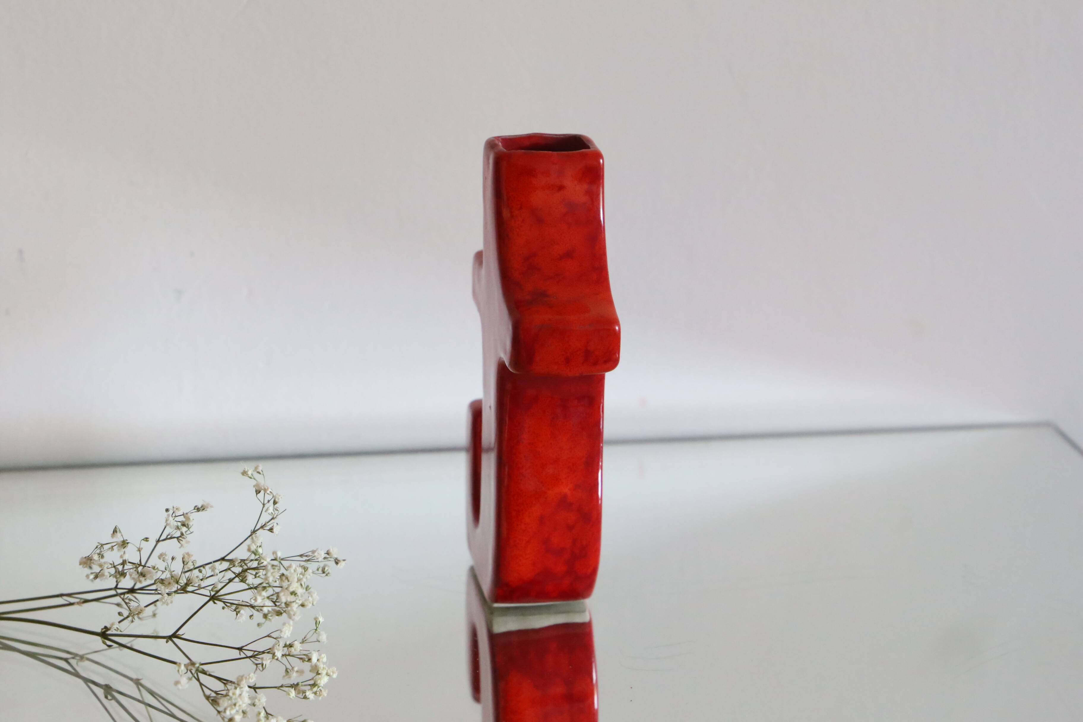 Italian ceramic vase 1970