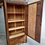 Antique French wardrobe with mirror