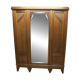 Art Deco oak sculpted wardrobe - Flemish workshop circa 1930