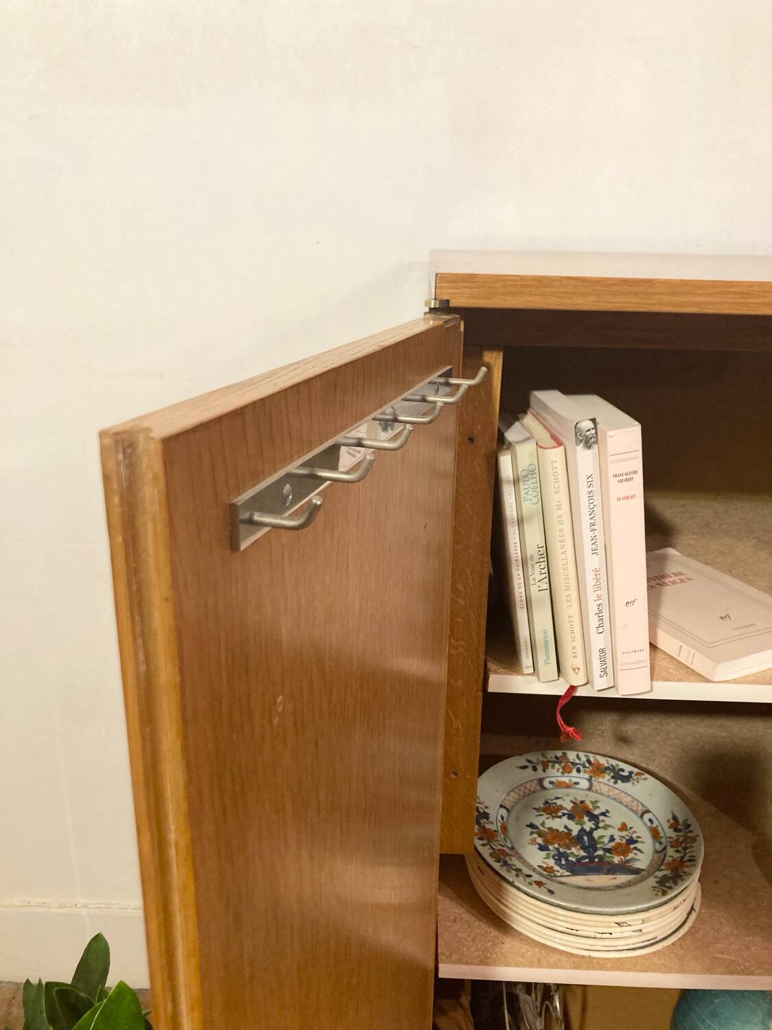 Vintage wardrobe with compass feet