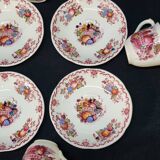 4 Mason's Fruit Basket Coffee Cups and Saucers Made In England