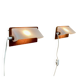 Pair of modular wall lights Scandinavian design 1950.