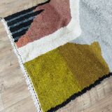 Handmade wool Berber rug 250 X 140 CM