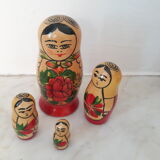 Vintage matriochka Russian dolls