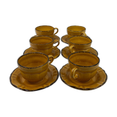6 cups and vintage Pagnossin Earthenware vintage cups and cups