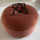 Space Age 1960 box in suede calfskin