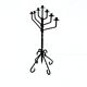 Large Vintage Mid 20th century wrought iron floor candle stick