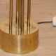 Vintage model F415 floor lamp in gold metal, Saint Germain Lumière edition, 1970
