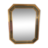 Miroir bois doré octogonal 83x62cm