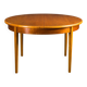 Round teak veneered extendable dining table from G-Plan, 1960s
