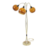 1960s brass floor lamp Czechoslovakia