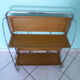 Dessert, extra furniture, folding, on wheels, formica, chrome metal, 60s