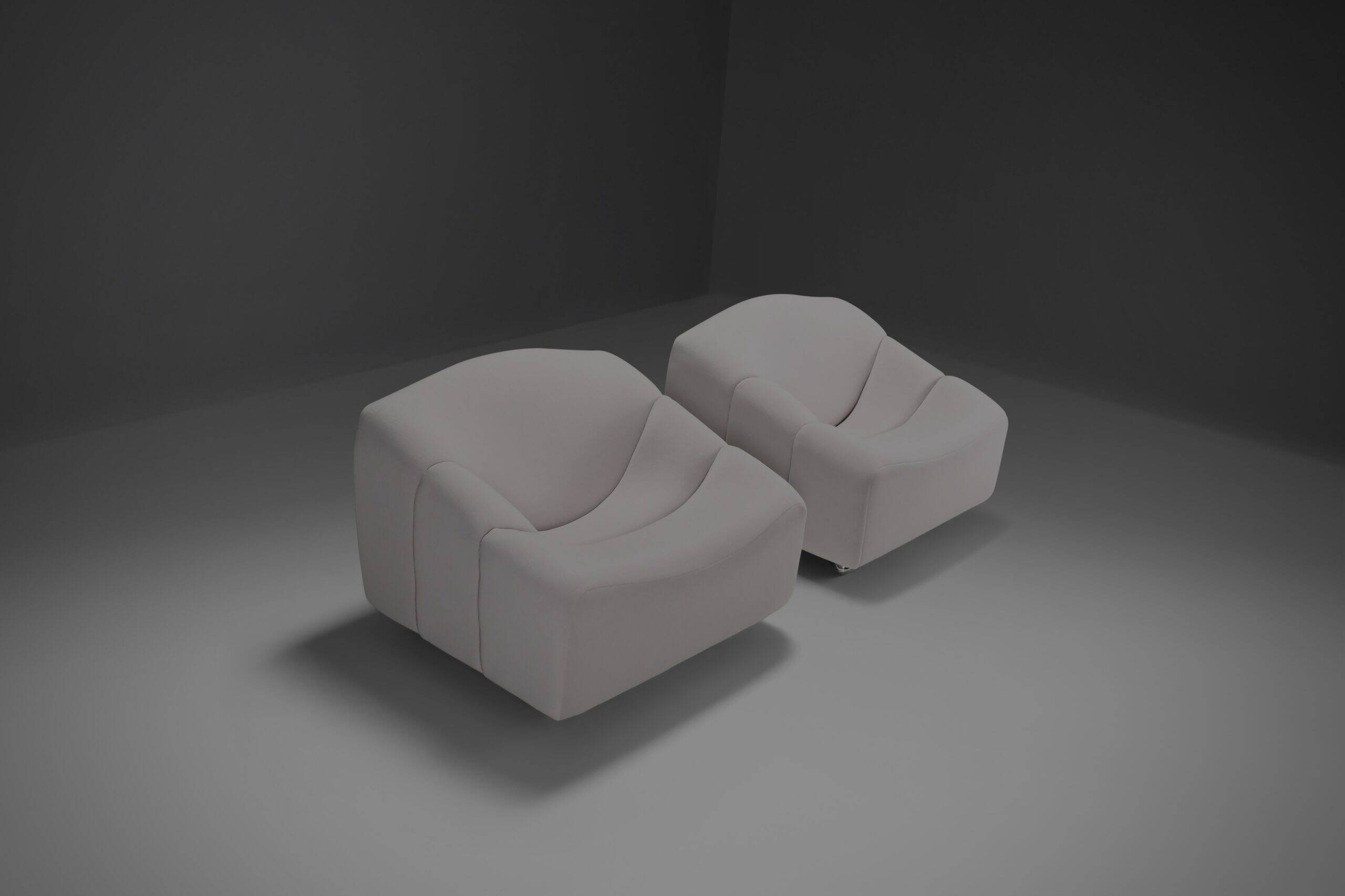 Set of beautiful ABCD chairs by Pierre Paulin for Artifort, Holland 1968