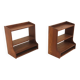 Set of 2 Scandinavian wall-mounted bedside tables, Sweden, 1960