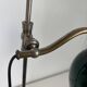 Vintage 1900 desk lamp in nickel-plated brass celadon - 52 cm
