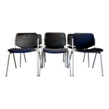 Set of 6 "GIANCARLO PIRETTI" chairs.