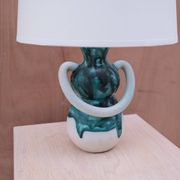 Lampe en céramique émaillé, France 1950