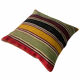 Vintage turkish kilim cushion cover , 60 x 60 cm