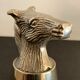 Glass or stirrup cup Gucci horse metal silver