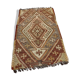 Vintage turkish kilim 78x48 cm shabby wool