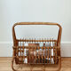 Rattan magazine holder